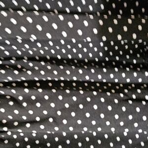 Lucky Brand Black and White Pleated Mini Dress